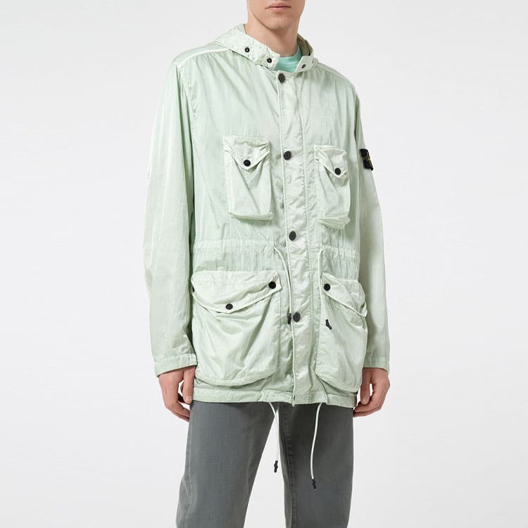 Куртка Stone Island SS21 Hooded Jacket Beige - изображение 3