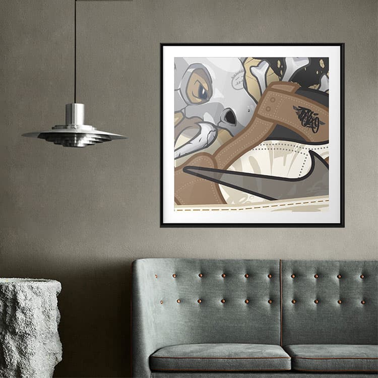 Постер Pop Artist -AJ1 x TS 43*43cm - изображение 2