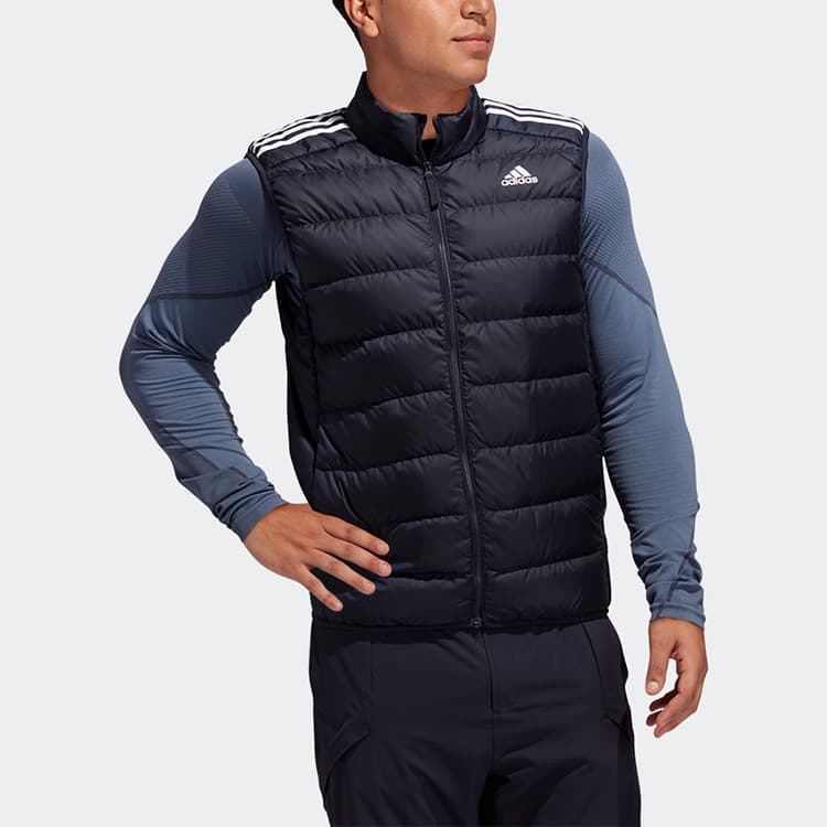 Куртка adidas Outdoor Down Vest Navy - изображение 3
