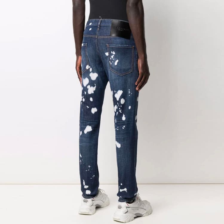Штаны DSQUARED2 FW21 Straight Jeans Blue — фото 4