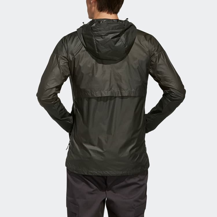 Куртка adidas Logo Zip Hoodie Green - изображение 4