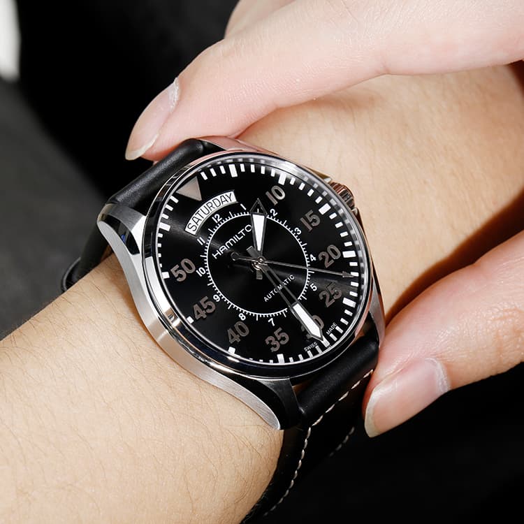 Часы Hamilton Khaki Aviation Pilot H64715135 - изображение 9