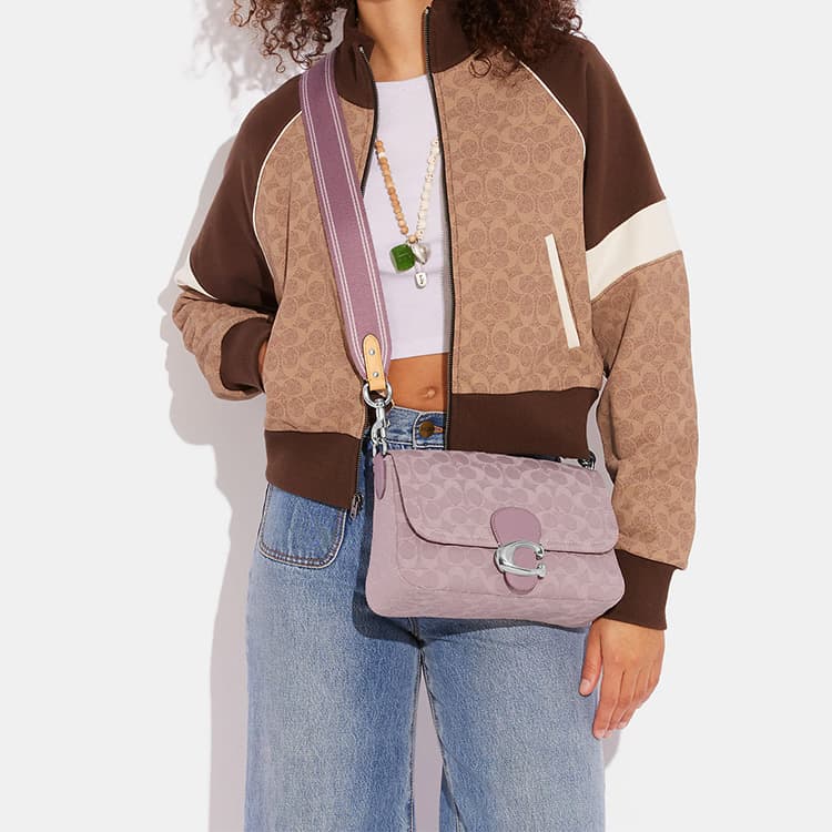 Мини-сумка COACH Tabby 26 Logo - изображение 8
