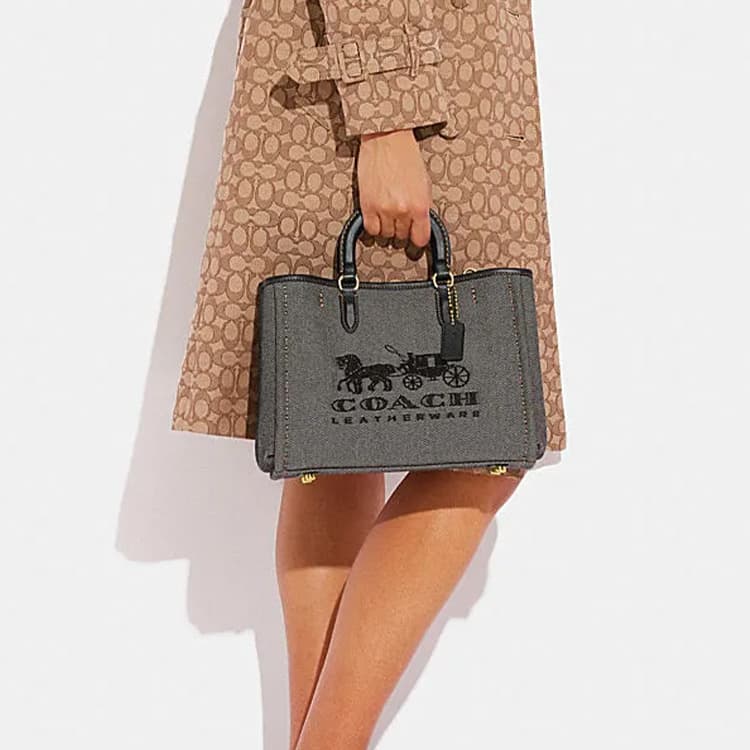 Сумка COACH Reese 28 Black - изображение 5
