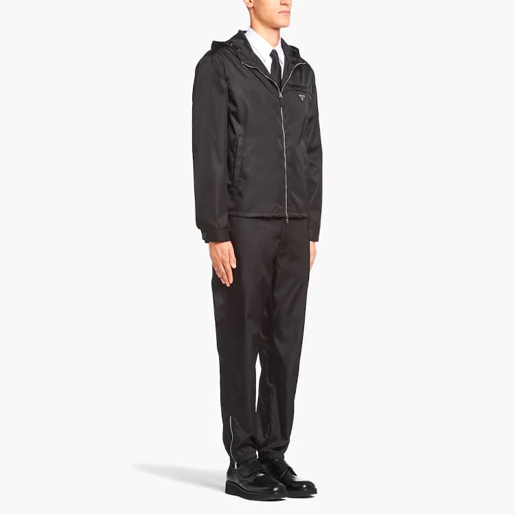 Куртка Prada SS22 Logo Hoodie Black - изображение 4