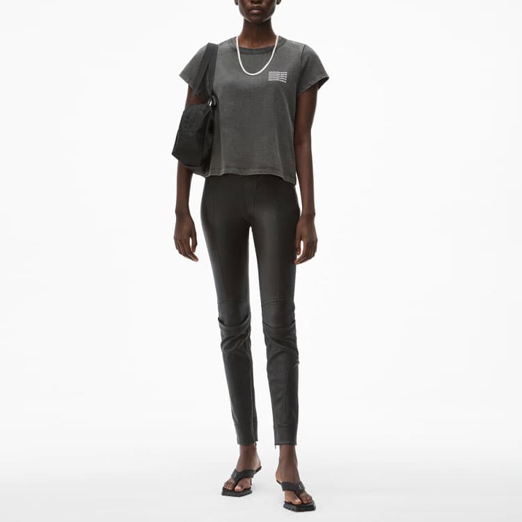 Футболка Alexander Wang SS20 Black Grey — фото 2