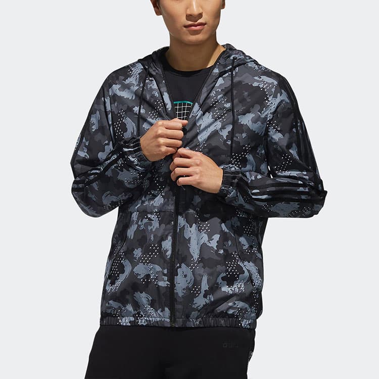 Куртка adidas Camo Woven Jacket - изображение 3