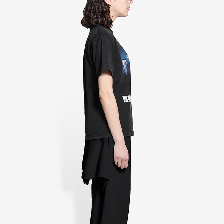 Футболка Balenciaga Rammstein T-Shirt Black - изображение 5