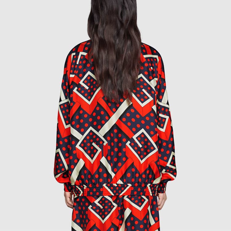 Куртка Gucci FW21 Dot Maze Print Jacket - изображение 5