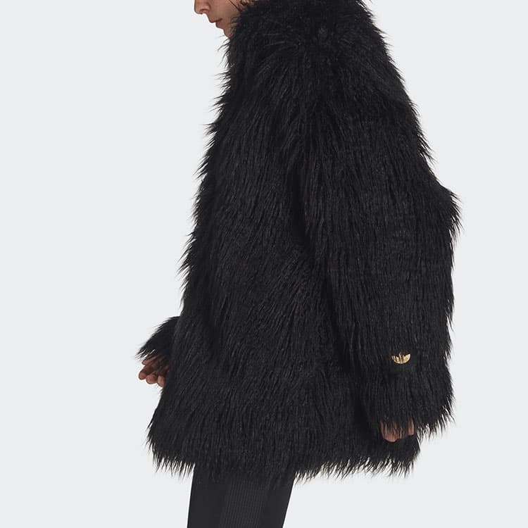 Куртка adidas Originals Fur Jacket Black - изображение 5