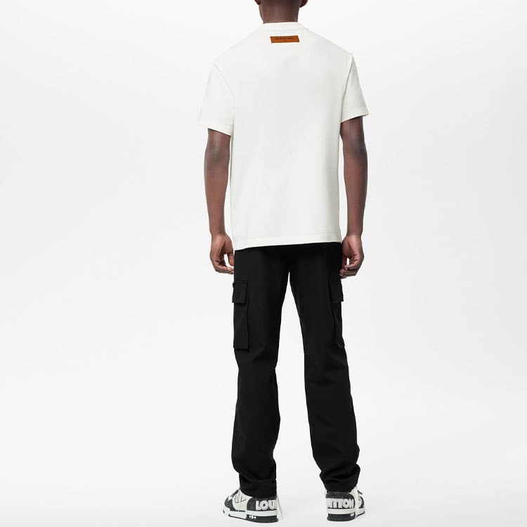 Футболка Louis Vuitton SS22 Spread Logo T-Shirt White - изображение 7