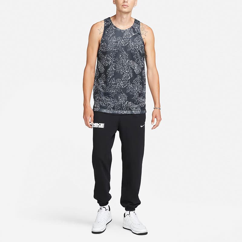Баскетбольная майка Nike Dri-FIT Standard Issue Black - изображение 7