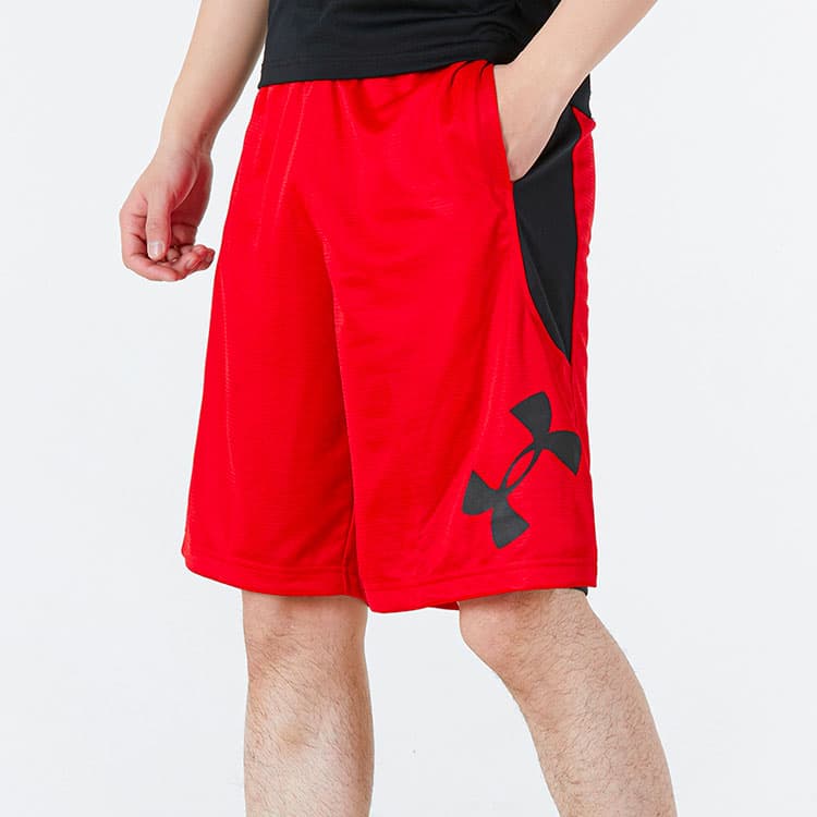 Тренировочные штаны Under Armour Logo Shorts Red - изображение 4