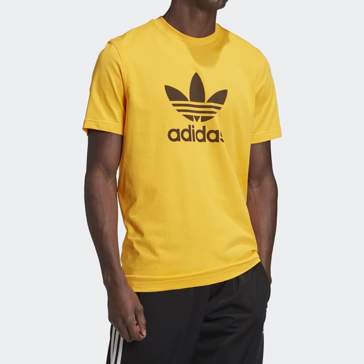 Футболка adidas Trefoil T-Shirt Gold - изображение 6