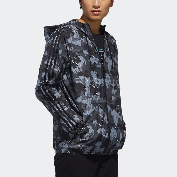 Куртка adidas Camo Woven Jacket - изображение 4