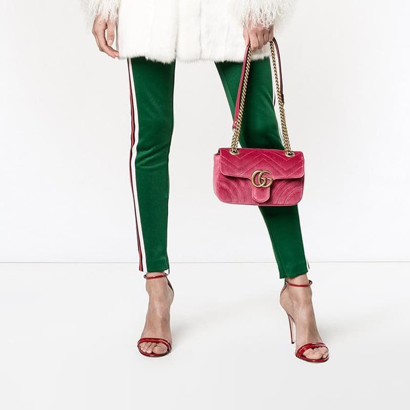 Мини-сумка GUCCI GG Marmont Logo - изображение 7