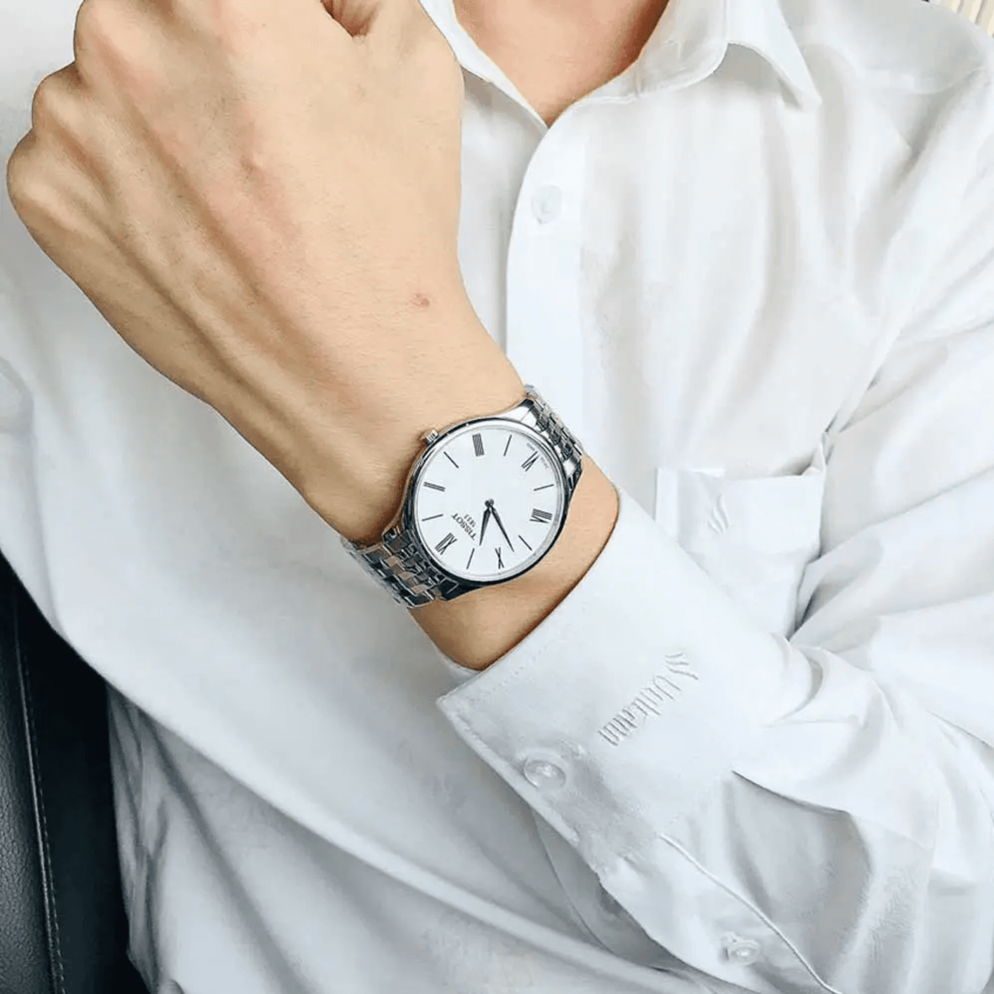 Часы Tissot T-Classic White Dial - изображение 6