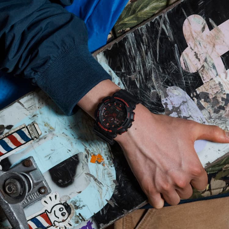 Часы Casio G-Shock GA-100BNR-1A - изображение 4
