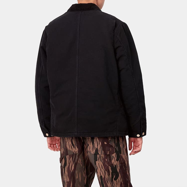 Куртка Carhartt WIP OG Chore Coat Black - изображение 6