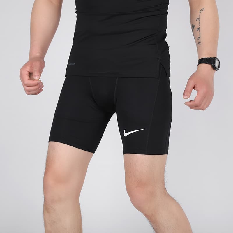 Шорты Nike Pro Metallic Logo Shorts Black - изображение 3