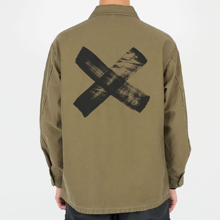 Рубашка WTAPS Jungle Ls 01 Shirt. Cotton. Satin - изображение 4