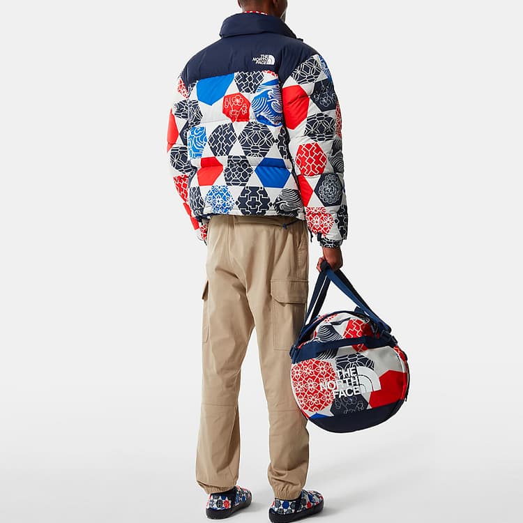 Зимняя куртка The North Face 1996 Retro Nuptse Blue - изображение 4