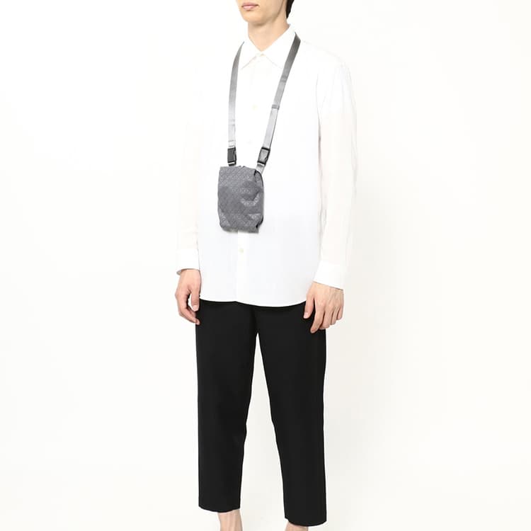 Сумка через плечо Issey Miyake Saddle Grey - изображение 5