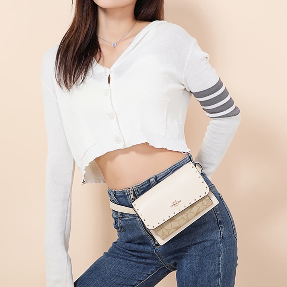 Поясная сумка COACH Foldover 18 - изображение 6
