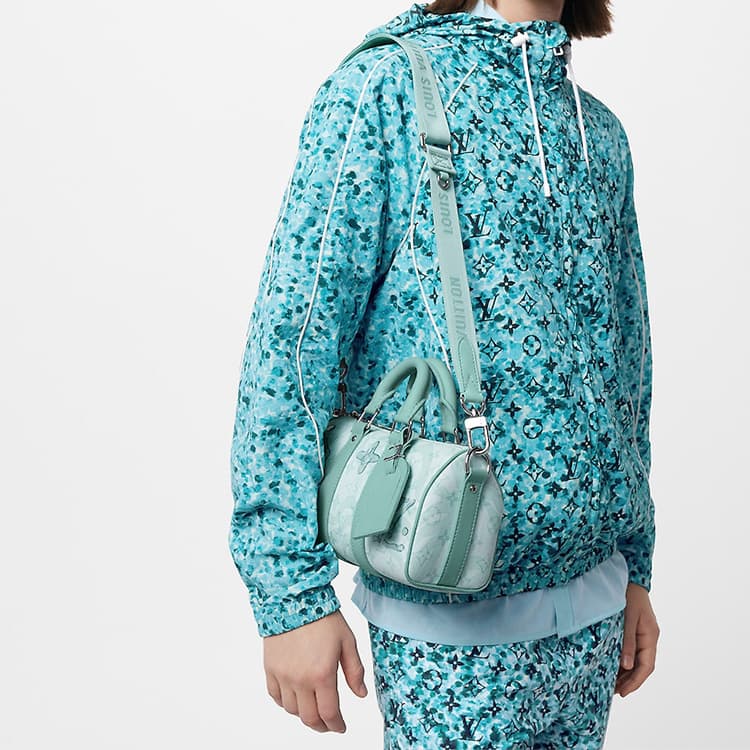 Сумка Louis Vuitton Keepall 25 Vintage Monogram Ink Print - изображение 8