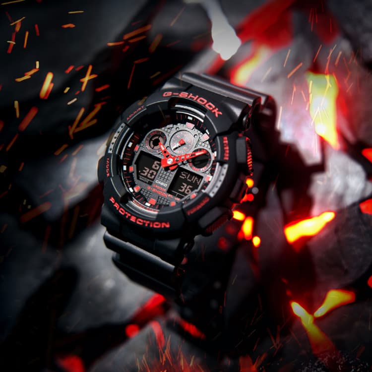 Часы Casio G-Shock GA-100BNR-1A - изображение 5