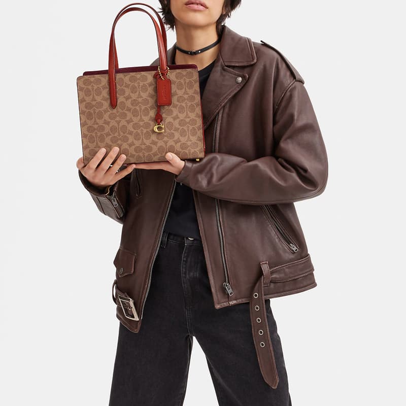 Сумка COACH Carter 28 PVC Tote - изображение 5