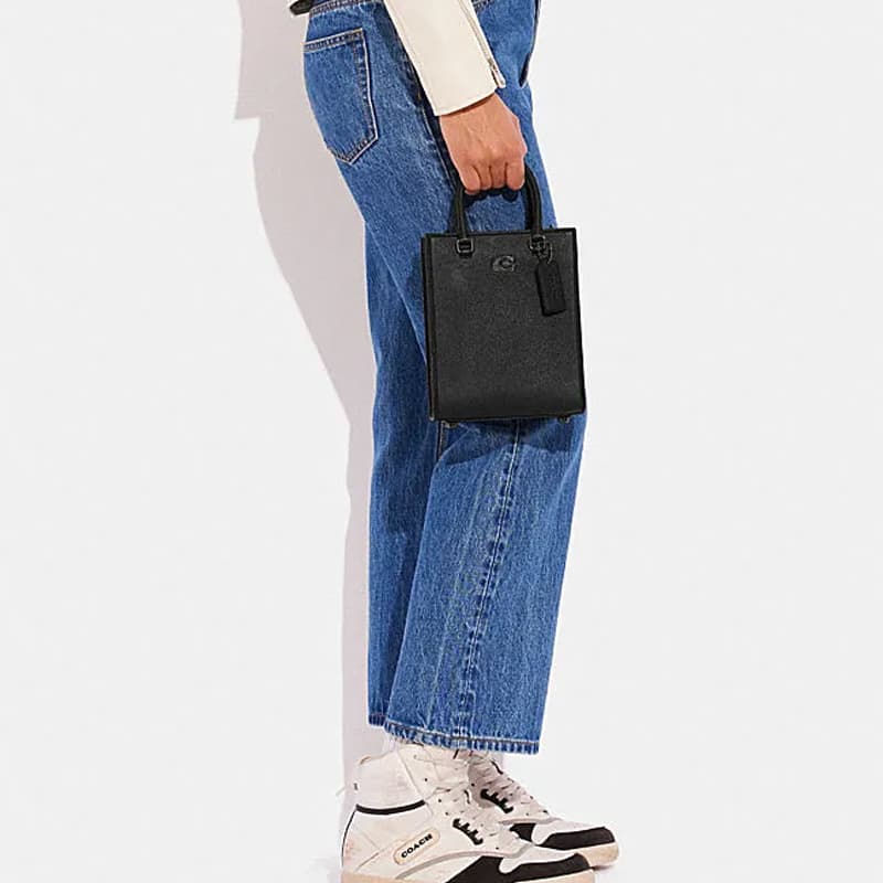 Сумка COACH Canvas Tote Black - изображение 5