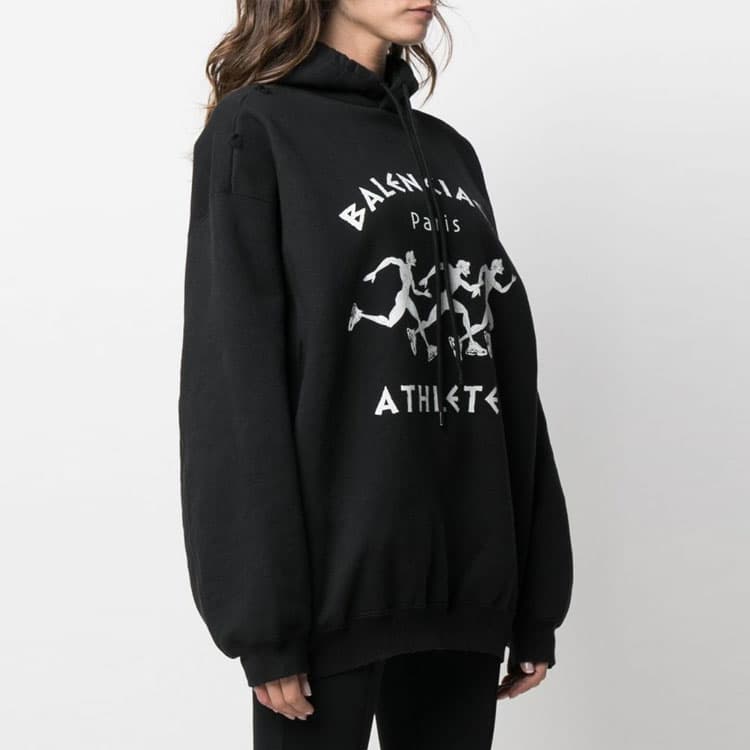 Худи Balenciaga Marathon Hoodie - изображение 4