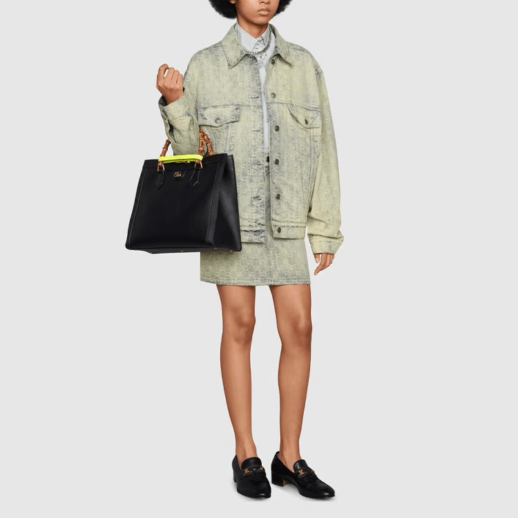 GUCCI SS22 GG Jacquard Denim Skirt - изображение 8