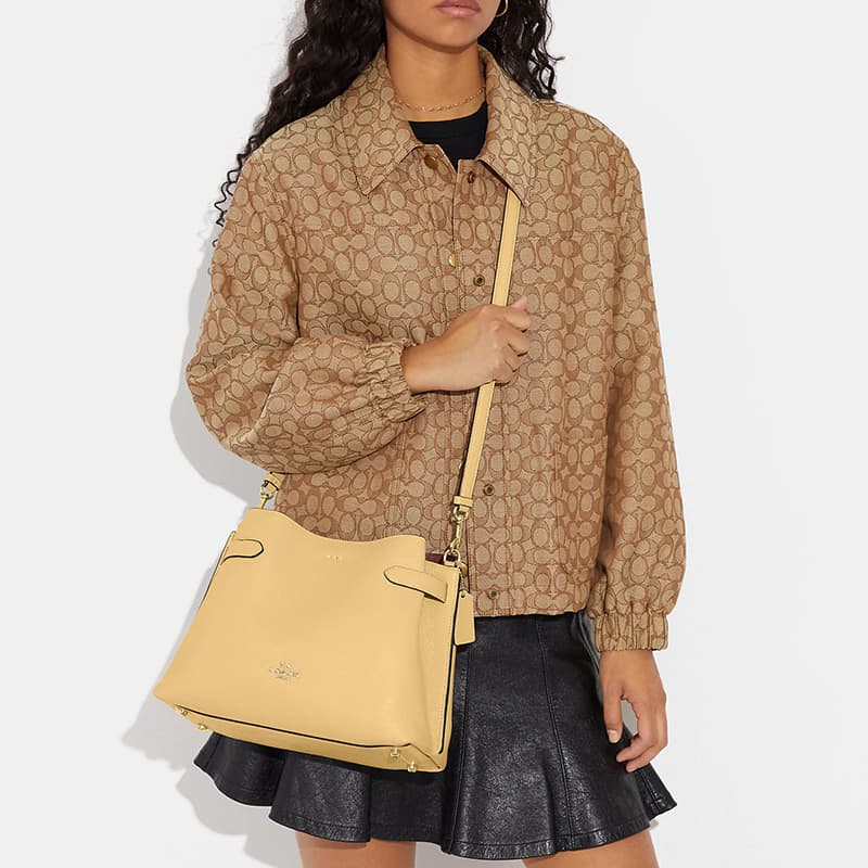 Мини-сумка COACH Hanna 30 Logo Tote - изображение 5