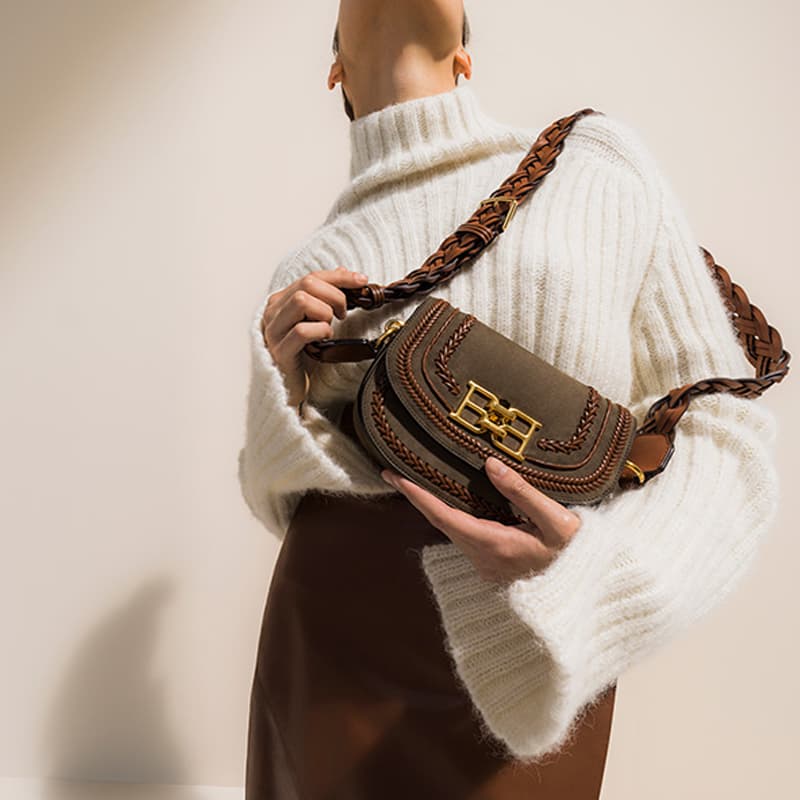 Сумка через плечо Bally Mini Leather Crossbody Bag Green - изображение 4