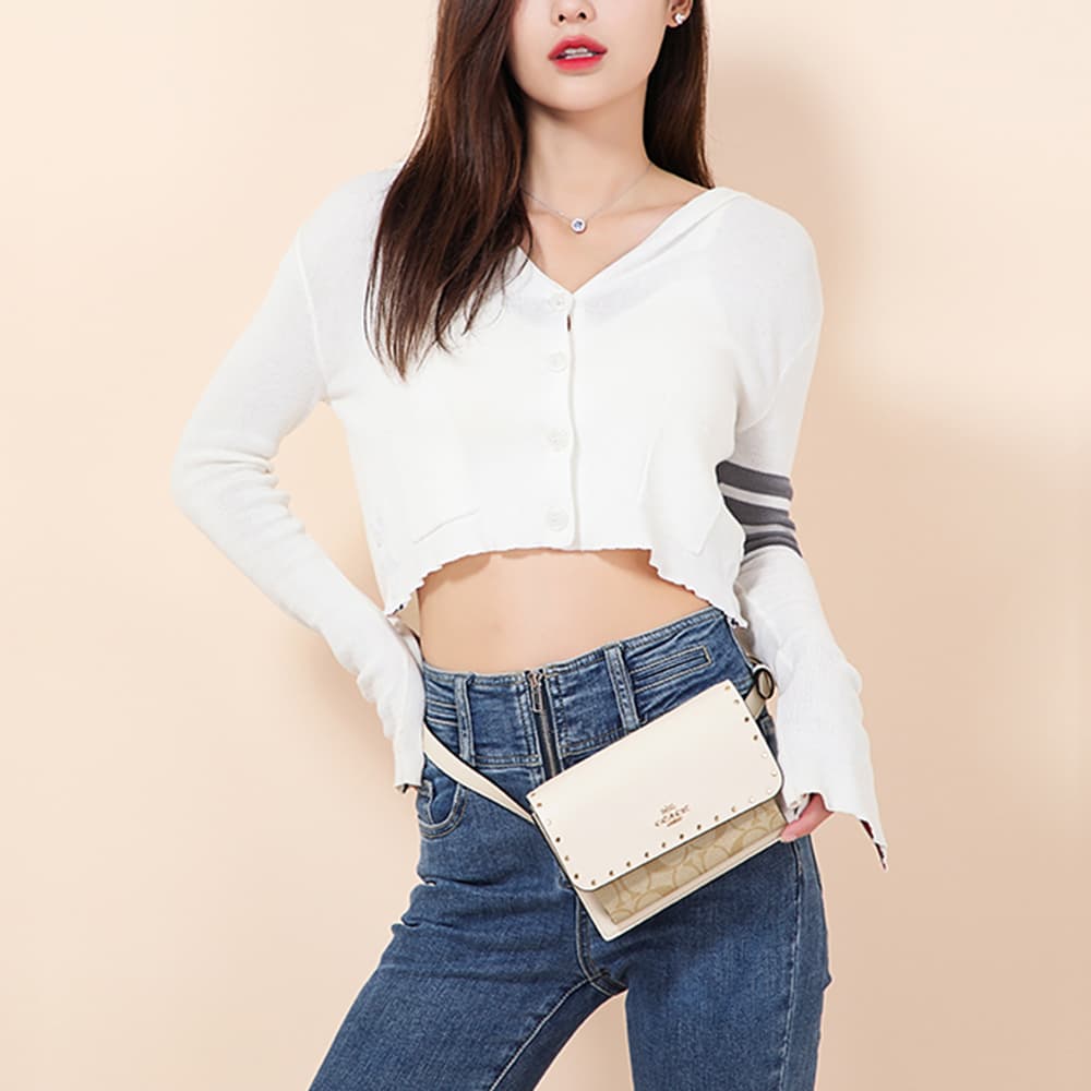Поясная сумка COACH Foldover 18 - изображение 5