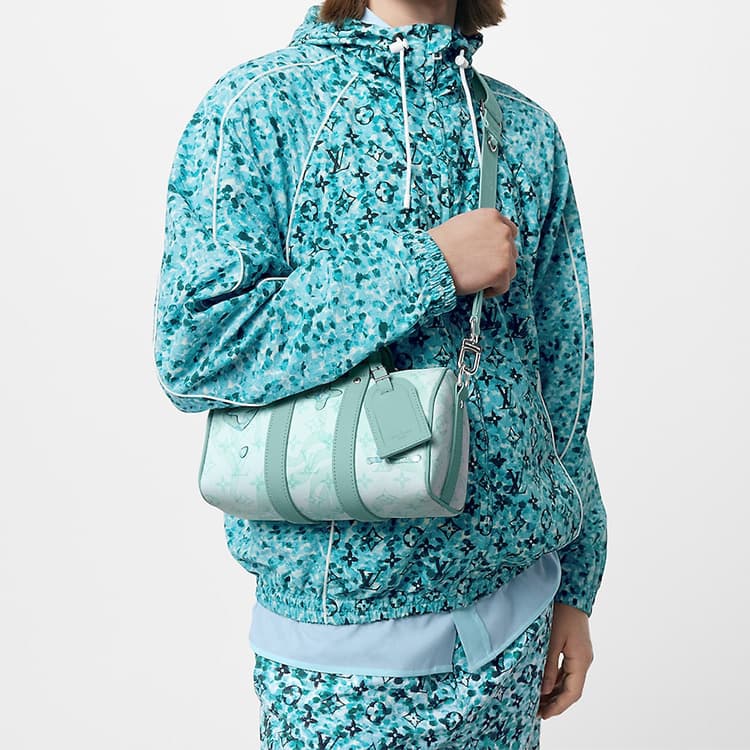 Сумка Louis Vuitton Keepall 25 Vintage Monogram Ink Print - изображение 9
