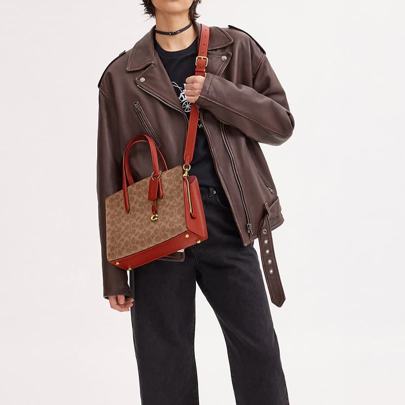 Сумка COACH Carter 28 PVC Tote - изображение 6