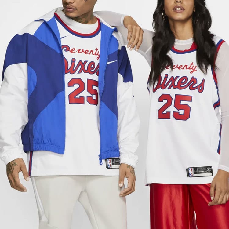 Баскетбольная майка Nike NBA 76ers Simmons 25 Jersey - изображение 6