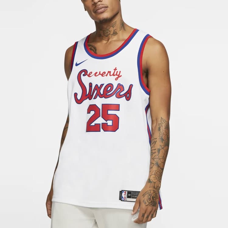 Баскетбольная майка Nike NBA 76ers Simmons 25 Jersey - изображение 5