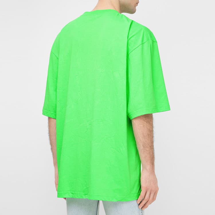 Футболка Balenciaga SS21 Multilingual T-Shirt Green - изображение 4
