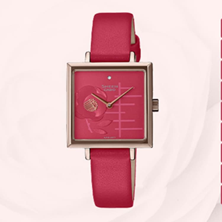 Часы CASIO SHEEN SHE-C141CGL-4AUPFH-person - изображение 4
