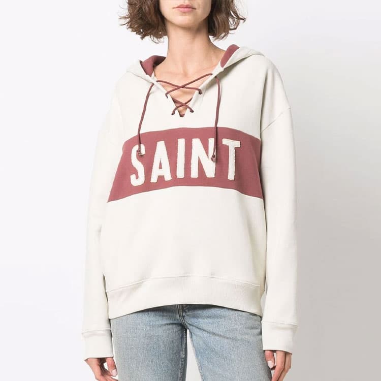 Худи Saint Laurent SS22 Letter Print Hoodie - изображение 4