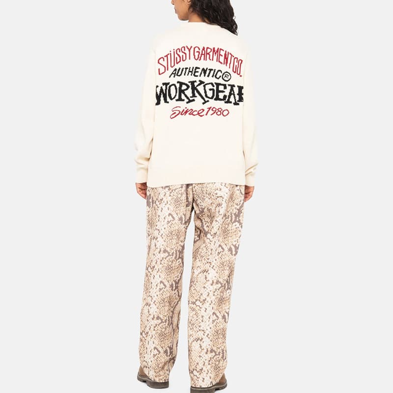 Кофта Stussy FW23 Authentic Workgear Sweater - изображение 4
