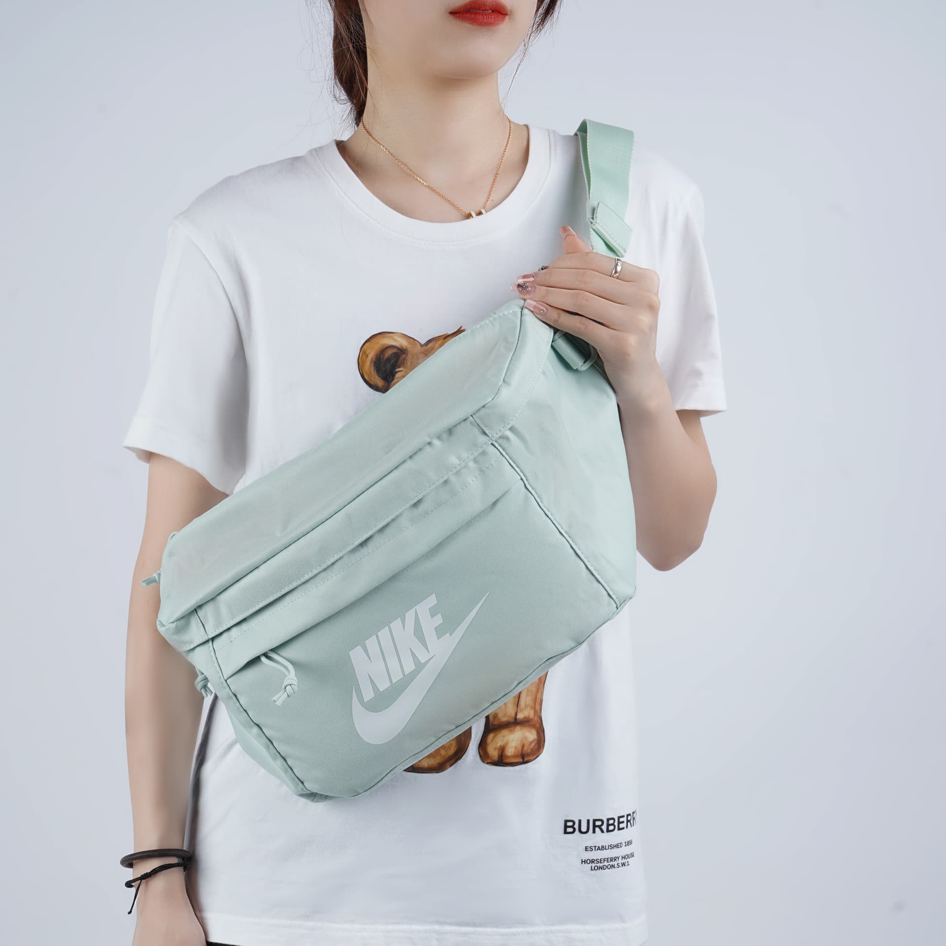 Поясная сумка Nike Tech Hip Pack Mint Green - изображение 10