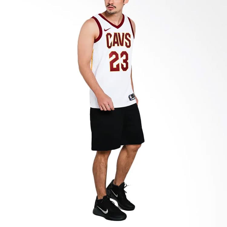 Баскетбольная майка Nike NBA Cavaliers LeBron James 23 Fan Edition White - изображение 3