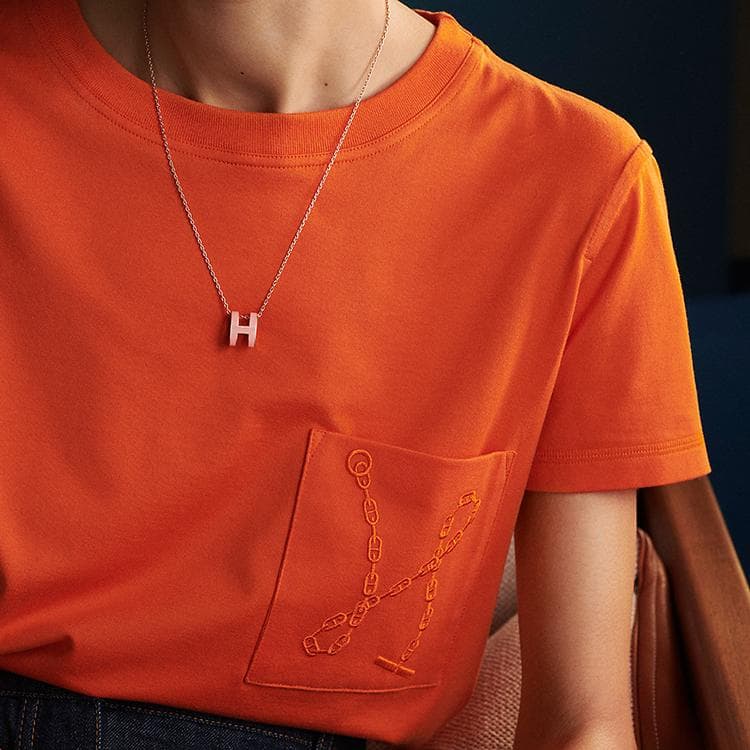 Ожерелье Hermes Pop H Necklace - изображение 5