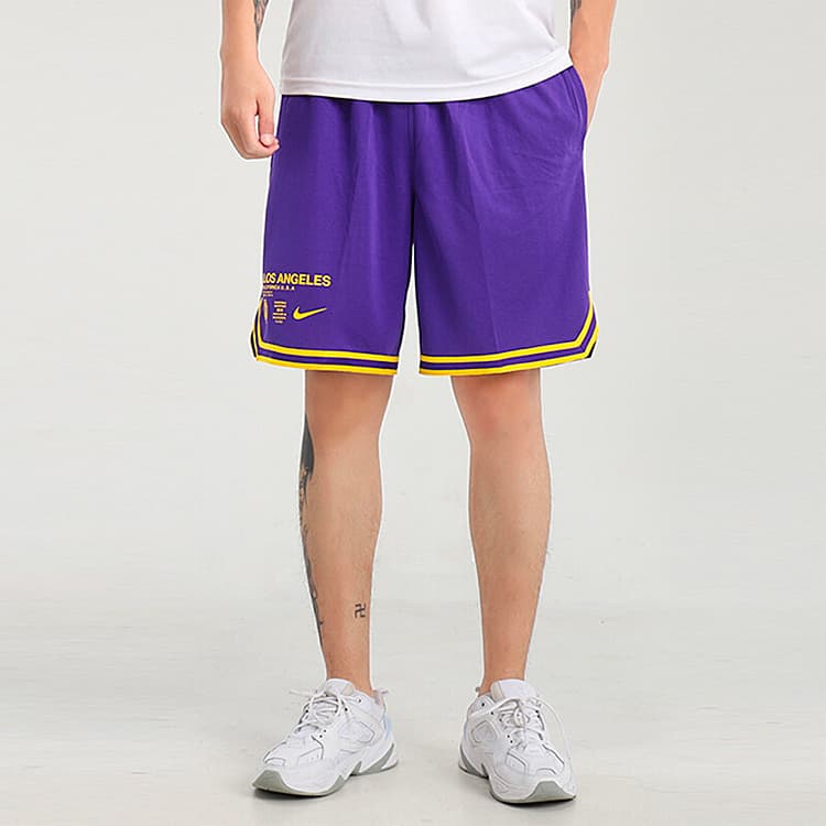 Баскетбольные шорты Nike NBA Los Angeles Lakers Shorts - изображение 3