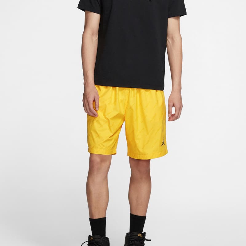 Тренировочные штаны Jordan Legacy AJ4 Campus Yellow - изображение 4